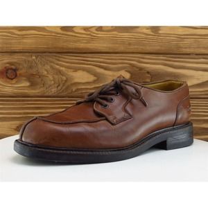 Kenneth Cole Sz 10 Derby Oxfords Brown Leather Men Lace‎ Up New York Medium